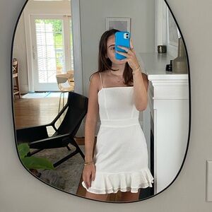 Altar’d State white mini dress. Worn once. Size small